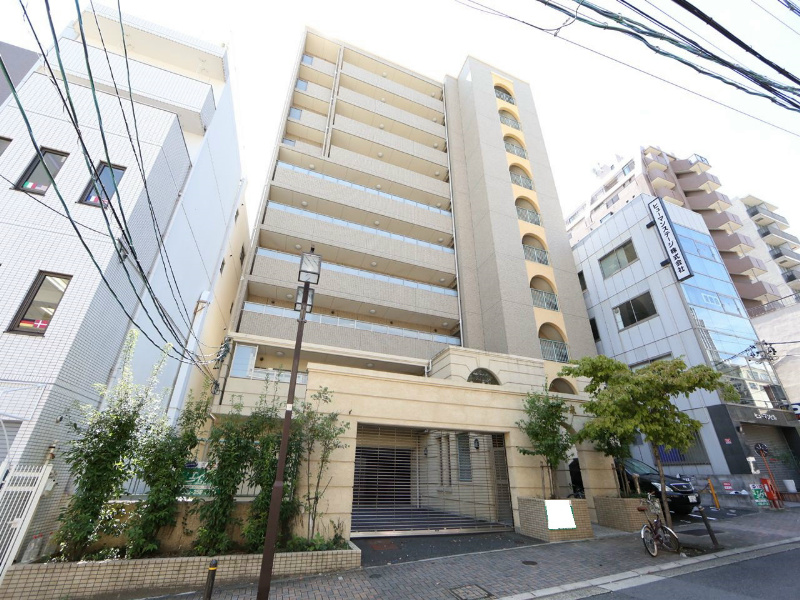 建物外観　外観　オートロック　宅配ボックス　防犯カメラ