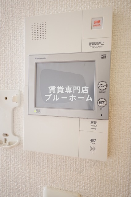 セキュリティ　安心のモニター付きインターホン！