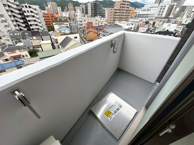 バルコニー　お洗濯にも便利なバルコニー付き