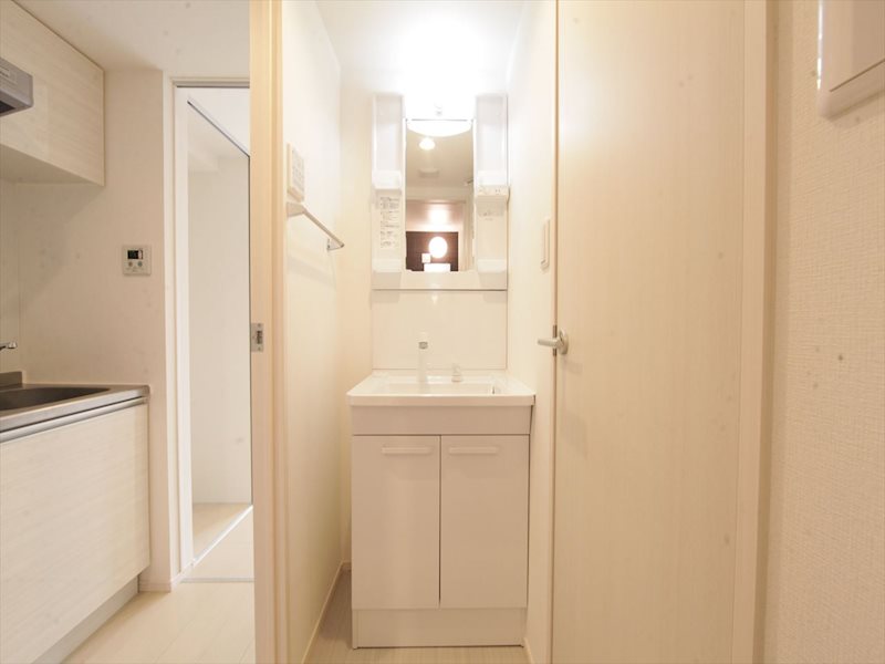 洗面設備　脱衣所　独立洗面台（シャンプードレッサー付）