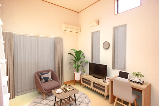 居室・リビング　こちらの家具はＣＧです。家具付きではございません。