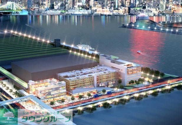 ショッピングセンター　豊洲新市場（ショッピングセンター）まで400m