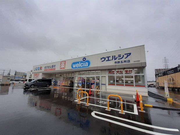 ドラックストア　ウエルシア市原五所店（ドラッグストア）まで800m
