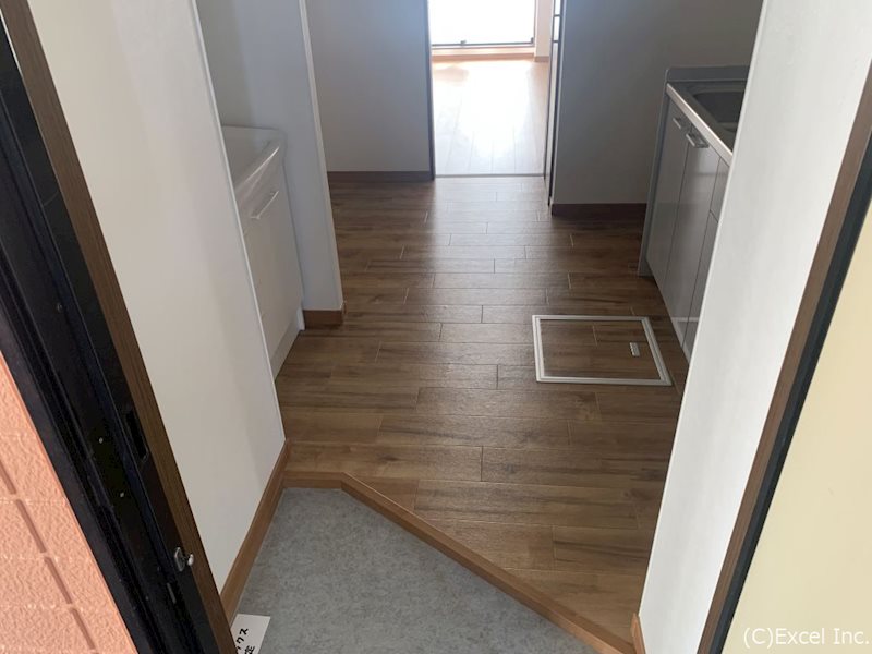 玄関　シューズボックス設置予定