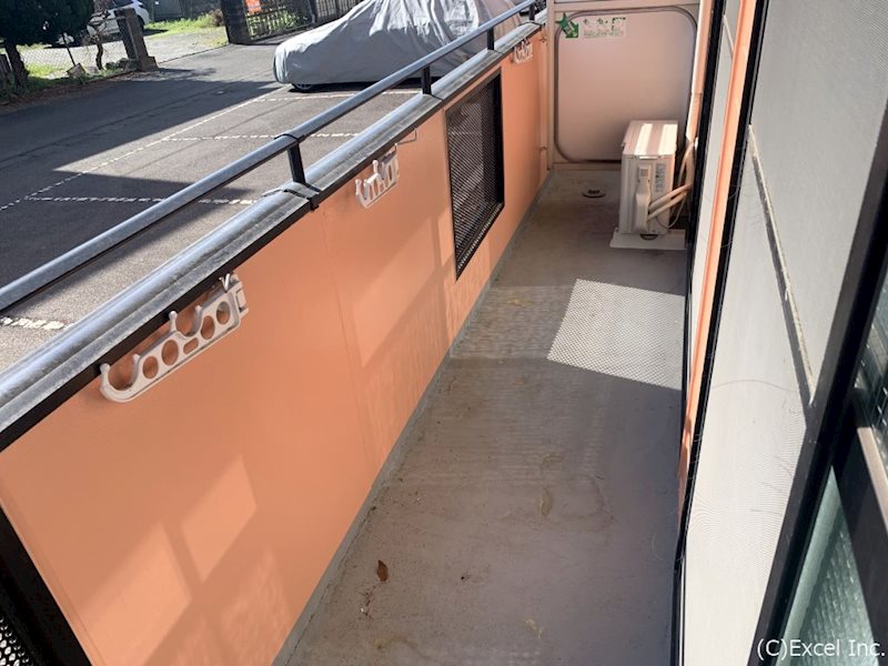 バルコニー　日当たり良好