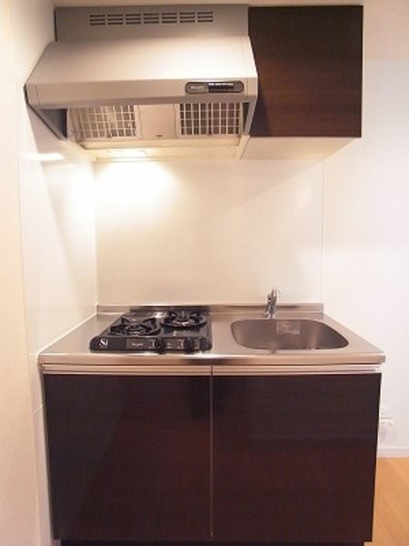 キッチン　2口ガスシステムキッチンです。