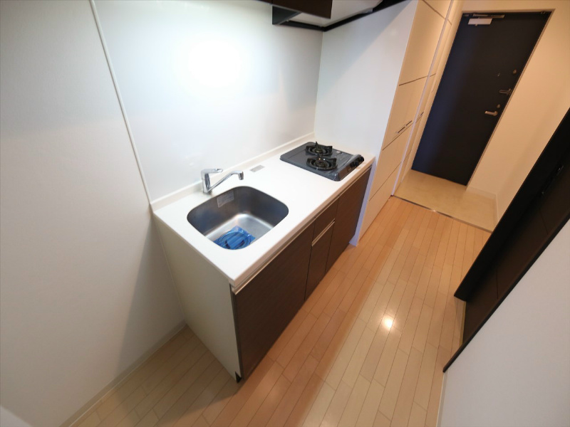 キッチン　システムキッチン（ガス2口コンロ付）