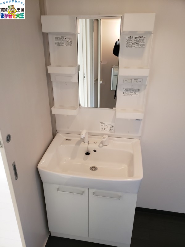 洗面設備　別タイプの部屋です