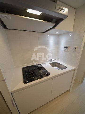キッチン　S-RESIDENCE緑橋駅前　2口ガスシステムキッチン