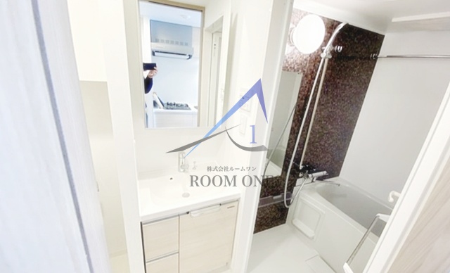 洗面設備　洗面台です。