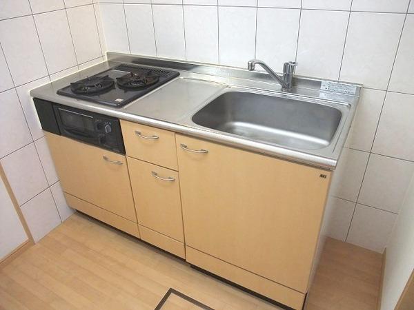 キッチン　２口ガスコンロ！