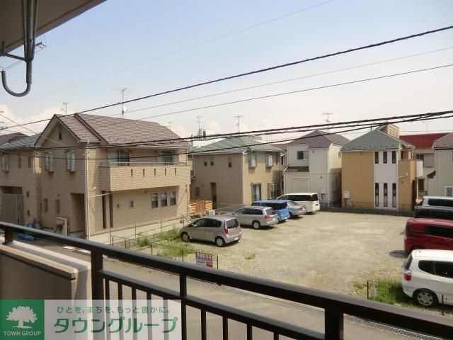 眺望　前面棟なしで陽あたり良好です