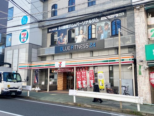 コンビニ　セブンイレブン 新検見川店（コンビニ）まで454m