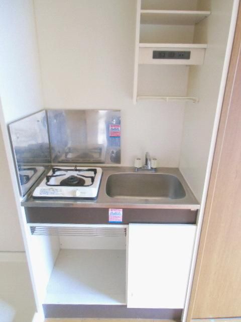 キッチン　1口ガスコンロ付きキッチン