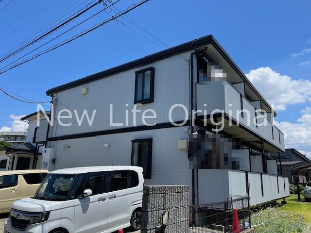 建物外観　地震に強いハイム・ユニット工法。