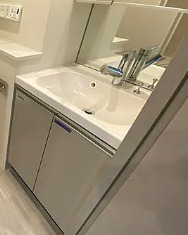洗面設備　※別部屋の参考写真です。