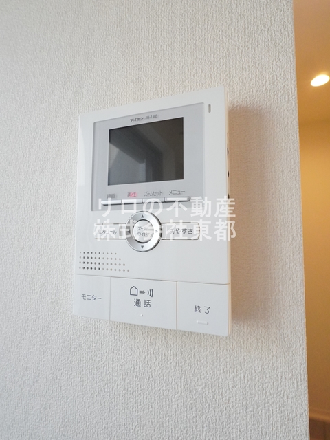 セキュリティ　ＴＶモニター付インターホンがあるので訪問者が一目でわかります