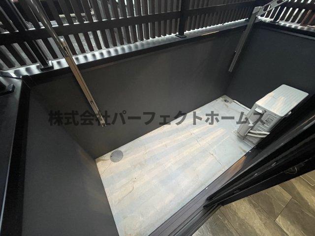バルコニー　落ち着いた時間を過ごせるバルコニーです