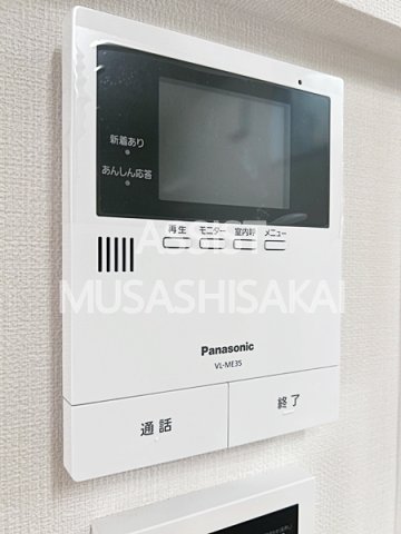 セキュリティ　写真：設備同仕様の反転タイプ別号室です