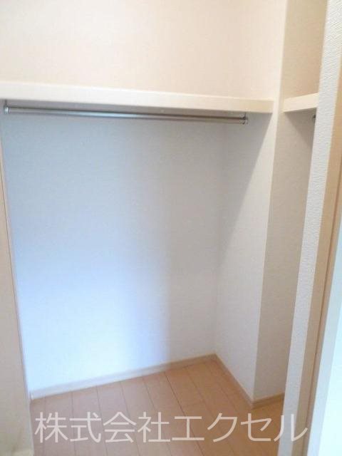 収納　ウォークインクローゼットです。