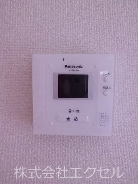 セキュリティ　来訪者の姿を確認できます。