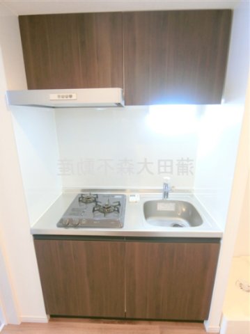 キッチン　2口ガスシステムキッチン