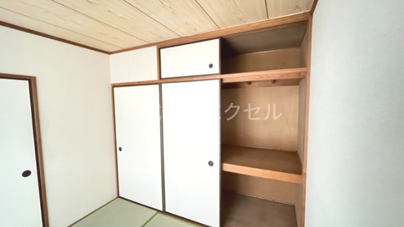 収納　押し入れはたくさん物が入り便利です☆