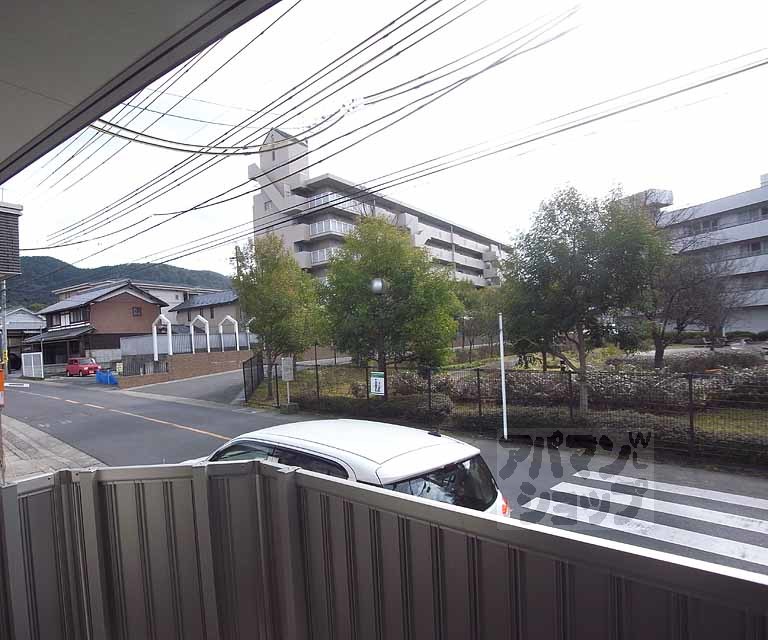 眺望　１階ですが南向きでとても明るいです。