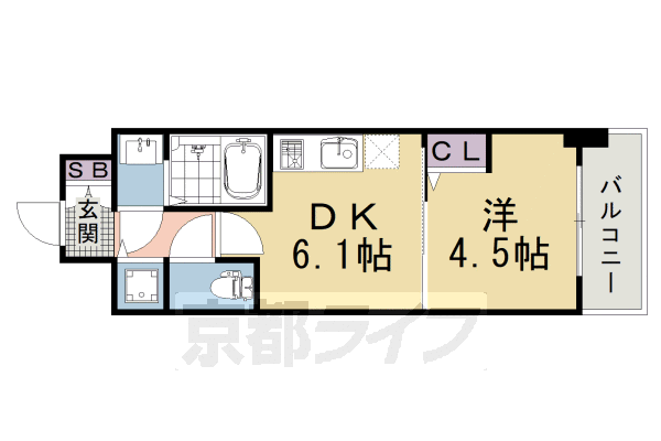 CREST TAPP 京都太秦天神川 DEX IIの間取り写真
