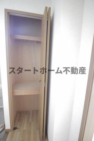 収納　ちょっとした収納スペースも充実しています