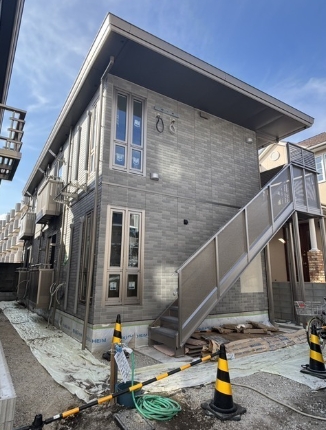 建物外観　建築中