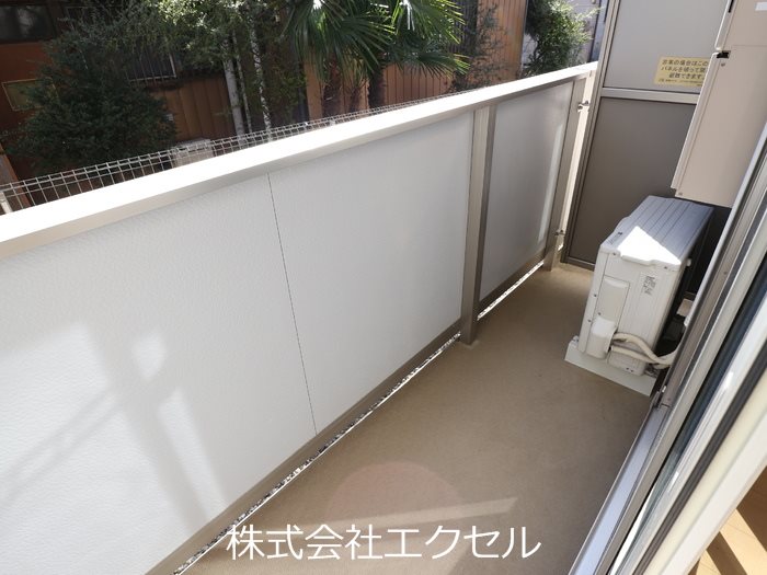 バルコニー　南西向きです。