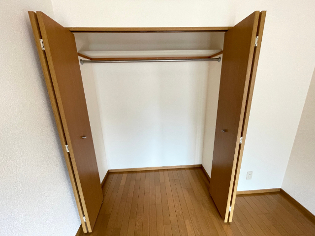 収納　クローゼット付きです。