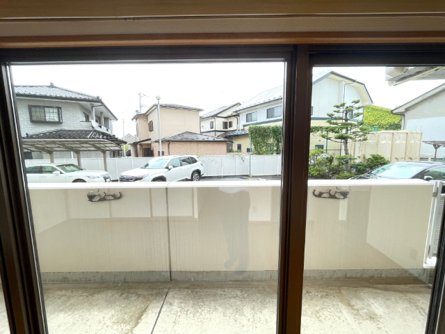 眺望　東向きです。