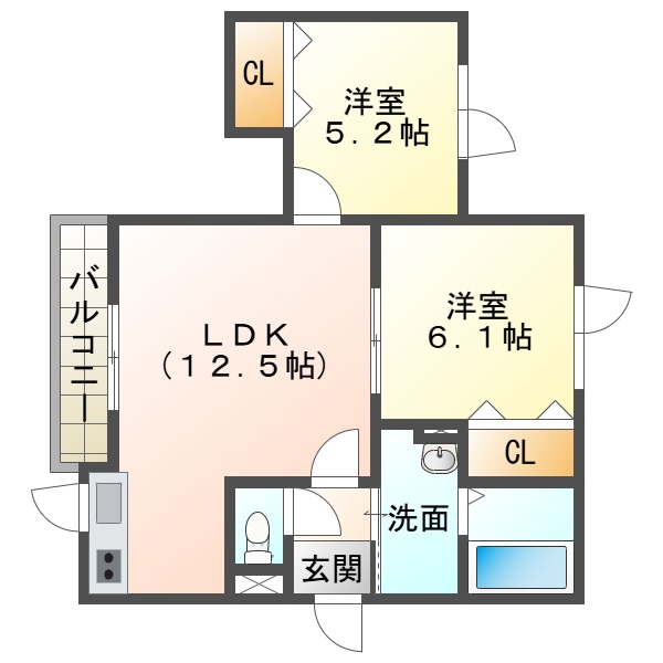 Offshoreの間取り写真