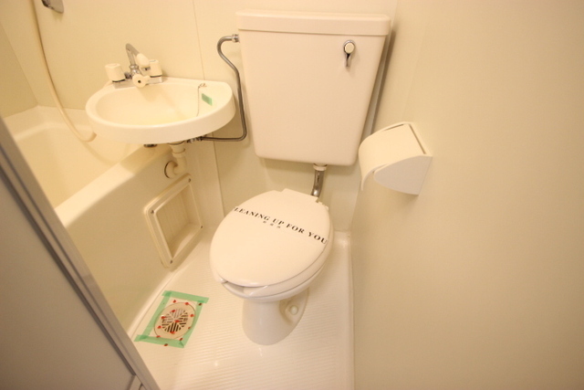 トイレ　写真は違う号室です。