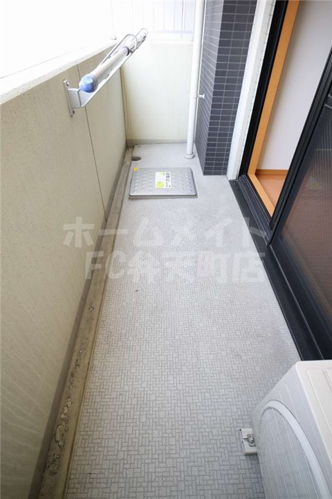 バルコニー　落ち着いた時間を過ごせるバルコニーです