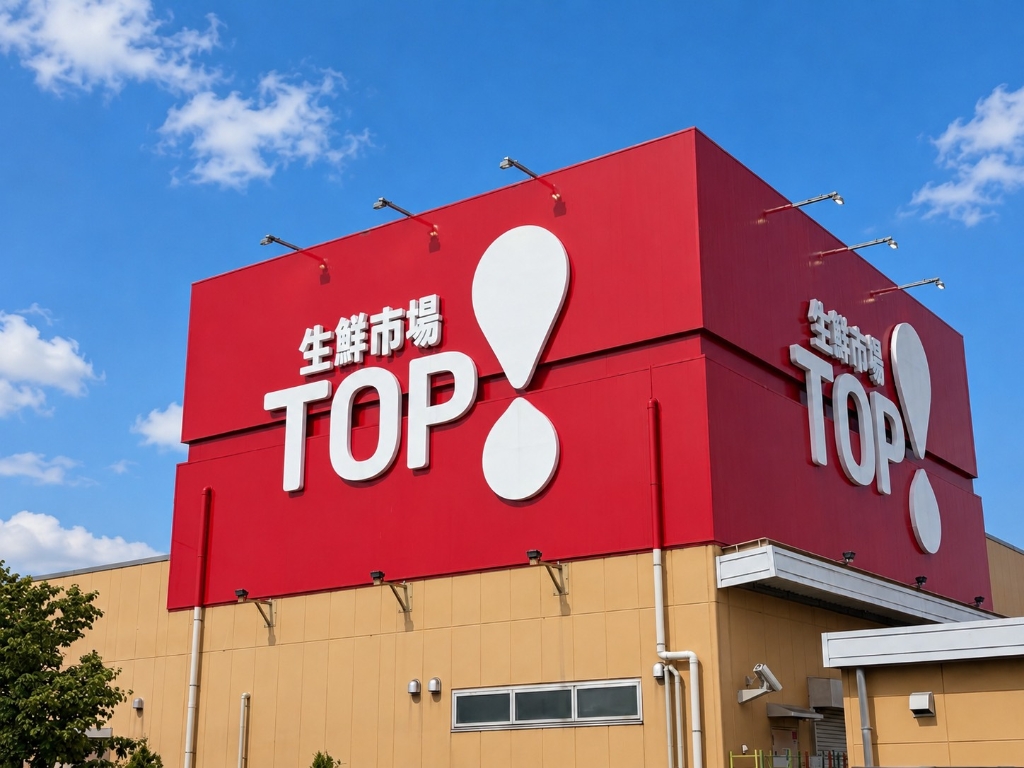 スーパー　生鮮市場TOP 昭島中神店（スーパー）まで448m