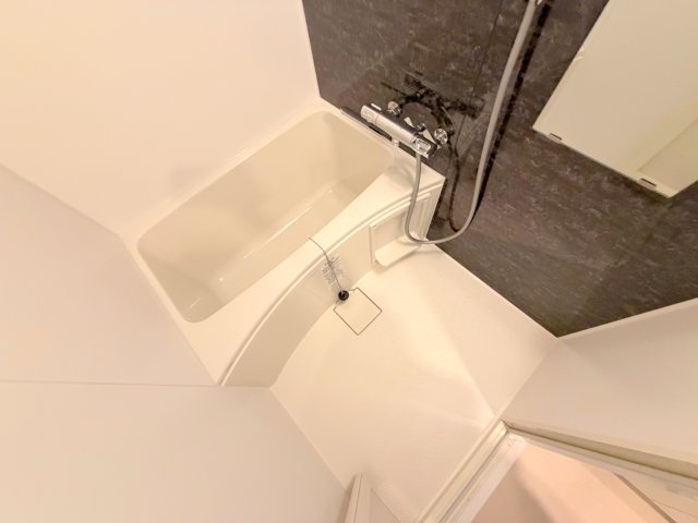 バス・シャワールーム　広めのお風呂は一日の疲れを癒してくれます。