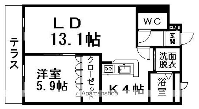 ＪＲ東海道本線 岡崎駅 バス乗車時間：12分 最寄りバス停で下車 徒歩4分 2階建 築22年の間取り写真