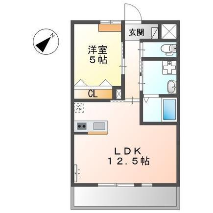クラールの間取り写真