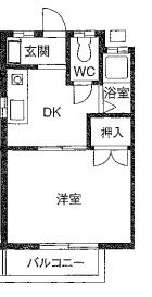 グランビーア表台の間取り写真