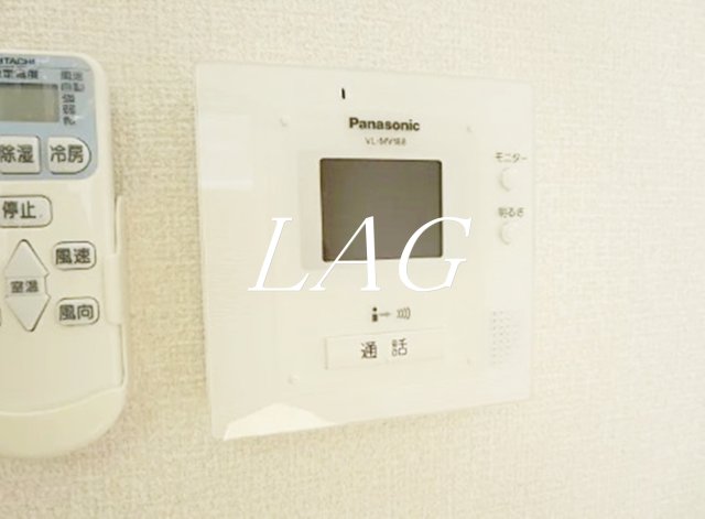 セキュリティ　モニター付きインターフォンです。