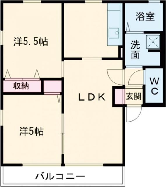 ハイツR&N A棟の間取り写真