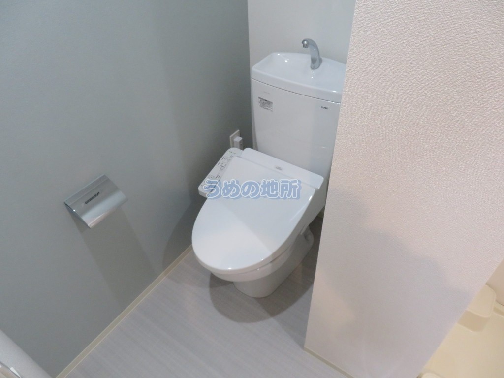 西鉄天神大牟田線 西鉄久留米駅 徒歩7分 8階建 築4年のトイレ写真