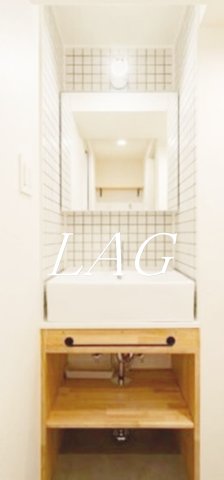 洗面設備　洗面台です。