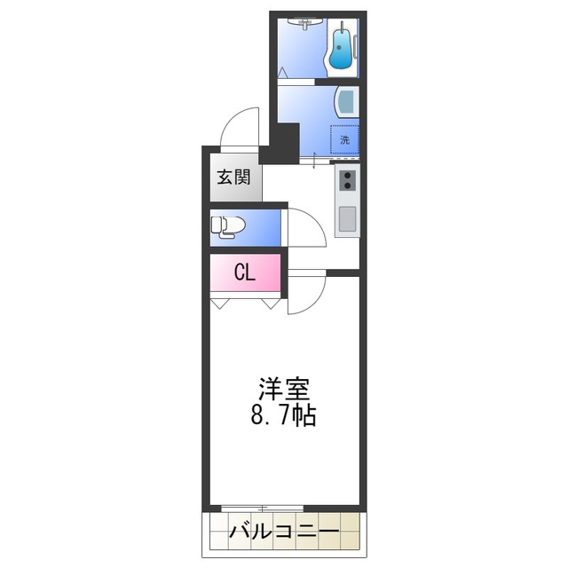 フジパレス西住之江VI番館の間取り写真