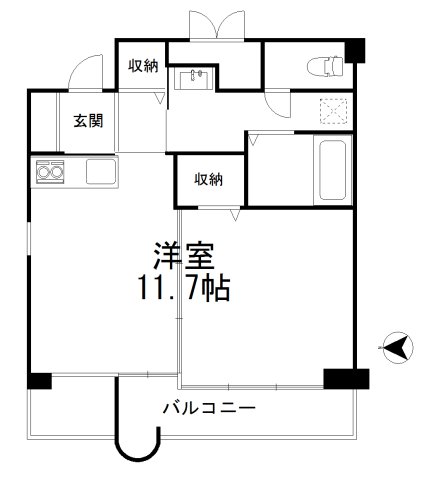 チェリービュウ芦屋川の間取り写真