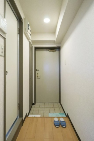 ライオンズマンション久が原駅前の玄関写真