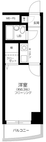 ライオンズマンション久が原駅前の間取り写真